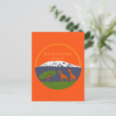 Kilimanjaro Altitude Briefkaart (Staand voorkant)