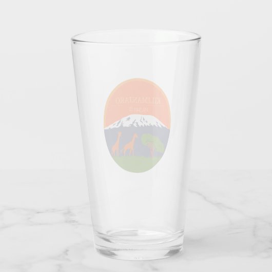 Kilimanjaro Altitude Glas (Achterkant)