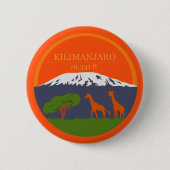 Kilimanjaro Altitude Ronde Button 5,7 Cm (Voorkant)