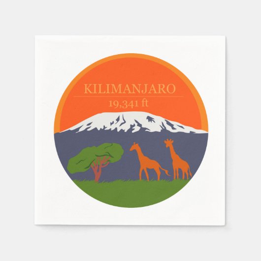 Kilimanjaro Altitude Servet (Voorkant)