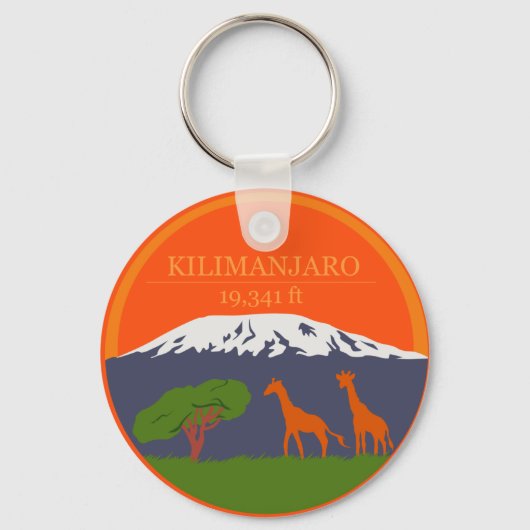 Kilimanjaro Altitude Sleutelhanger (Voorkant)