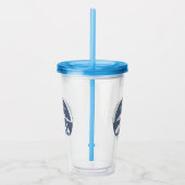 Kilimanjaro (blauw) acryl drinkbeker (Rechts)