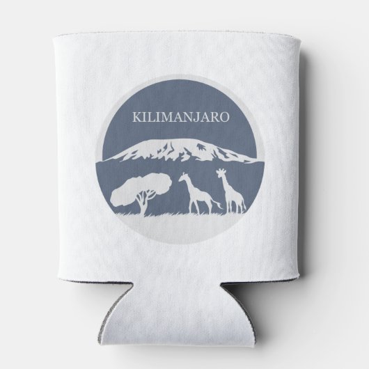 Kilimanjaro (blauw) blikjeskoeler (Achterkant)