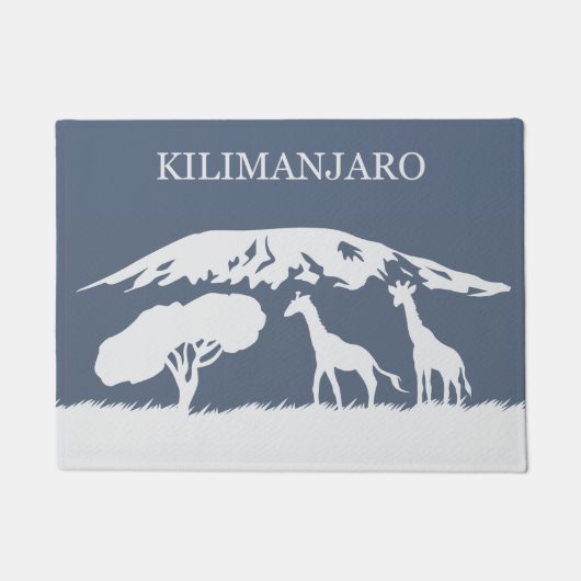 Kilimanjaro (blauw) deurmat (Voorkant)