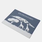 Kilimanjaro (blauw) deurmat (Schuin)