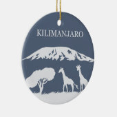 Kilimanjaro (blauw) keramisch ornament (Rechts)