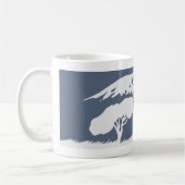 Kilimanjaro (blauw) koffiemok (Links)