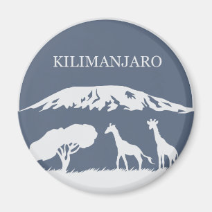 Kilimanjaro (blauw) magneet