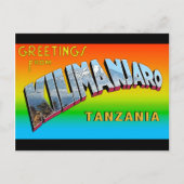 Kilimanjaro Briefkaart (Voorkant)