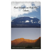 Kilimanjaro en Mount Meru Kalender (Hoes)
