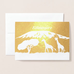 Kilimanjaro Folie Kaarten