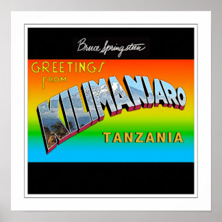 Kilimanjaro Framed Poster