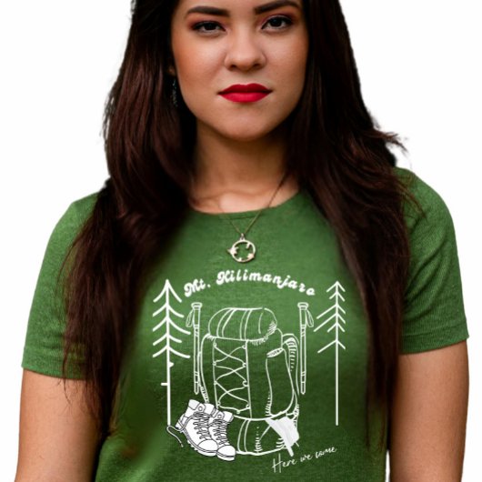 Kilimanjaro: Hier komen we" Wandelen T-shirt