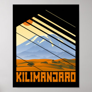 Kilimanjaro Idee Bergen Klimmen Wandelen  Poster