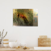 KILIMANJARO KAART Afdrukken, Waarde Poster papier  (Keuken)