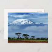 Kilimanjaro Kenya Briefkaart (Voorkant / Achterkant)
