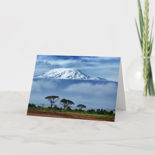 Kilimanjaro Kenya Kaart (Voorkant)