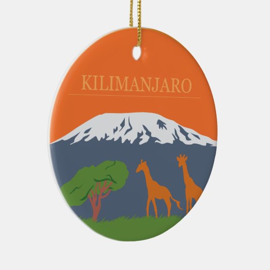 Kilimanjaro Keramisch Ornament (Rechts)