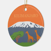 Kilimanjaro Keramisch Ornament (Links)