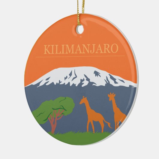 Kilimanjaro Keramisch Ornament (Links)
