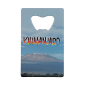 Kilimanjaro Kilimanjaro Creditkaart Flessenopener (Voorkant)