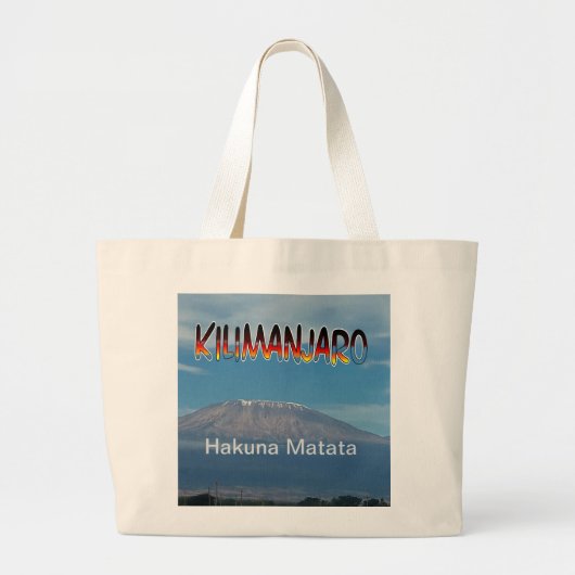 Kilimanjaro Kilimanjaro Grote Tote Bag (Voorkant)