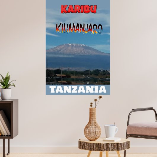 Kilimanjaro Kilimanjaro Poster (Woonkamer 3)