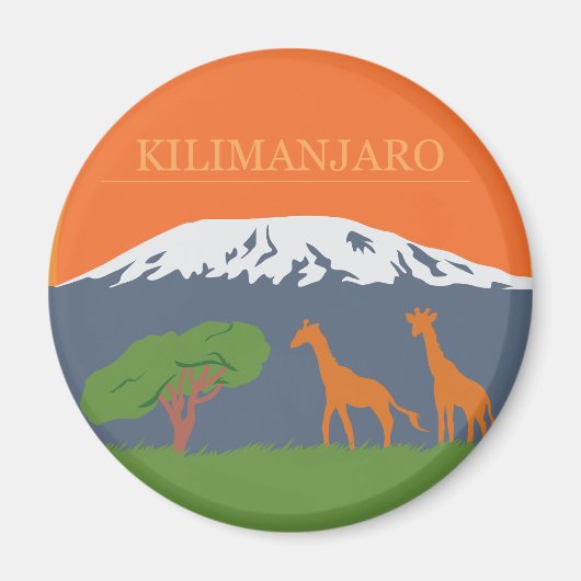 Kilimanjaro Magneet (Voorkant)