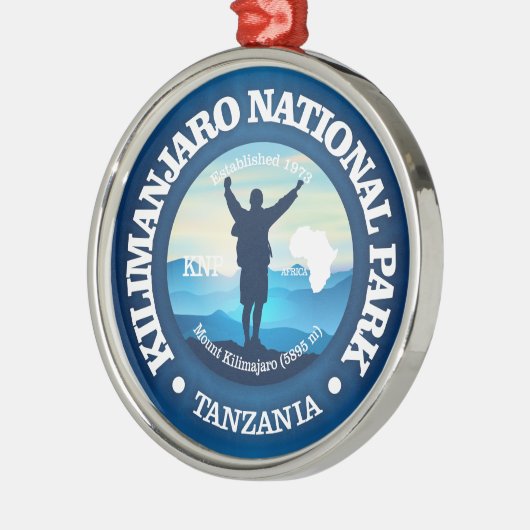 Kilimanjaro NP (V) Metalen Ornament (Links)