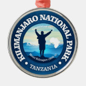Kilimanjaro NP (V) Metalen Ornament (Voorkant)