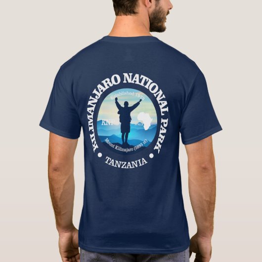 Kilimanjaro NP (V) T-shirt (Achterkant)
