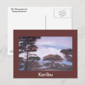 Kilimanjaro, Oost-Afrika Briefkaart (Voorkant / Achterkant)