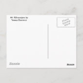 Kilimanjaro, Oost-Afrika Briefkaart (Achterkant)