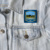 Kilimanjaro (PF) Vierkante Button 5,1 Cm (In situ)