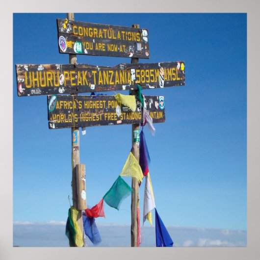 Kilimanjaro Poster (Voorkant)