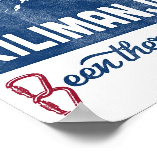 Kilimanjaro Poster Mountain climate Souvenir (Hoek)