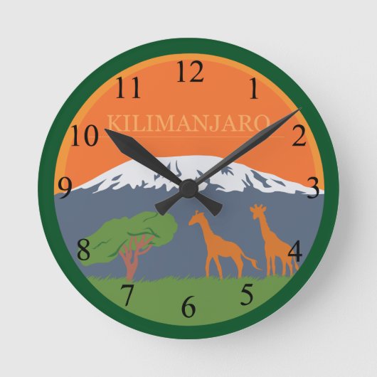 Kilimanjaro Ronde Klok (Voorkant)