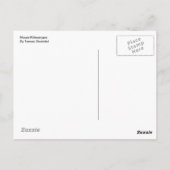 Kilimanjaro Schilderen - Briefkaart (Achterkant)