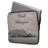 Kilimanjaro Snow Volcano in Tanzania Afrika Laptop Sleeve (Voorkant Links)