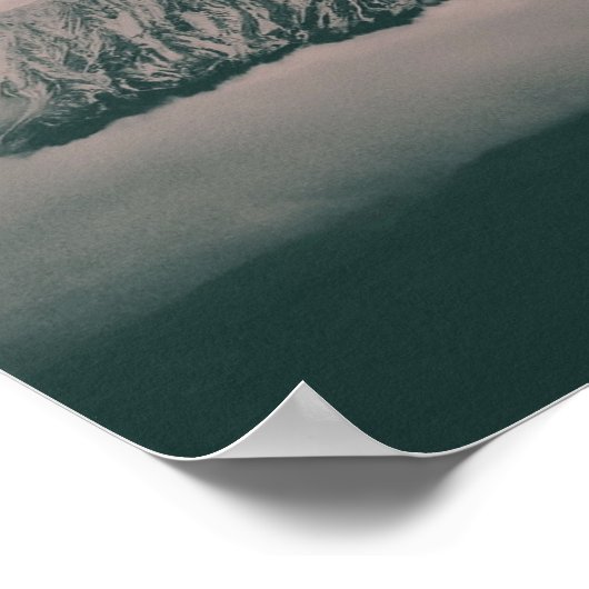 Kilimanjaro Snow Volcano in Tanzania Afrika Poster (Hoek)