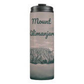 Kilimanjaro Snow Volcano in Tanzania Afrika Thermosbeker (Voorkant)