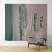 Kilimanjaro Snow Volcano in Tanzania Afrika Wandkleed (In Situ (horizontaal))