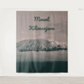 Kilimanjaro Snow Volcano in Tanzania Afrika Wandkleed (Voorkant)