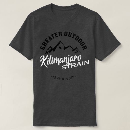 Kilimanjaro stam t-shirt (Design voorkant)