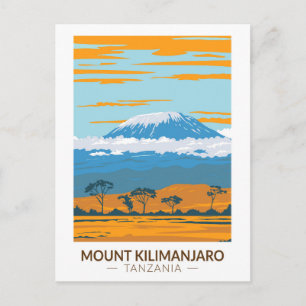 Kilimanjaro Tanzania Africa  Briefkaart