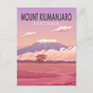 Kilimanjaro Tanzania Africa  Briefkaart