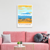 Kilimanjaro Tanzania Africa  Canvas Afdruk (Insitu (Woonkamer))