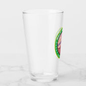 Kilimanjaro Tanzania Africa Circle Badge Glas (Rechts)