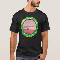 Kilimanjaro Tanzania Africa Circle Badge