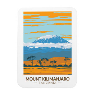 Kilimanjaro Tanzania Africa  Magneet